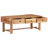 vidaXL Table basse 100x50x40 cm Bois d'acacia massif