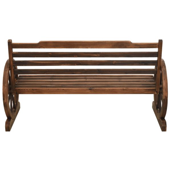 vidaXL Banc de jardin 142 cm Bois de sapin massif