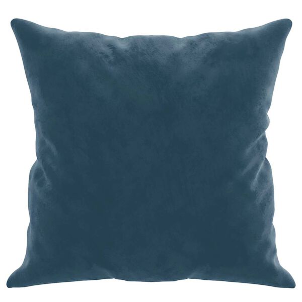 vidaXL Coussins d&eacute;coratifs lot de 2 Bleu 40x40 cm Velours