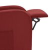 vidaXL Fauteuil électrique de massage Bordeaux Tissu