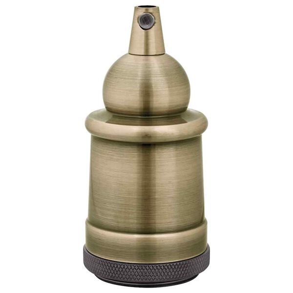 vidaXL Douilles de lampe 2 pcs bronze E27