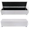 vidaXL Banc de rangement Blanc 168x44x44 cm