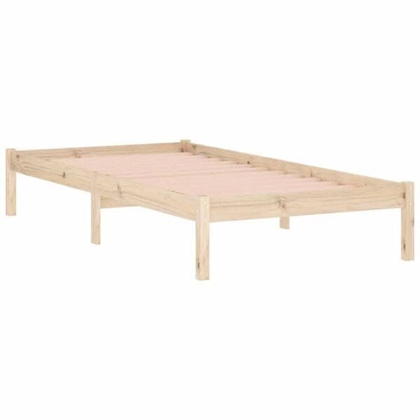 vidaXL Cadre de lit sans matelas 100x190 cm bois de pin massif