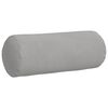 vidaXL Coussins d'accent 2 pcs Gris clair &Oslash; 15 x 40 cm