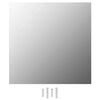 vidaXL Miroir mural carr&eacute; 50 x 50 cm Verre