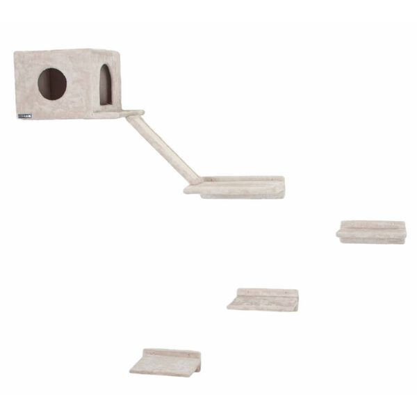 Kerbl Mur d'escalade pour chats Mont Blanc Bois Beige