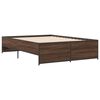 vidaXL Cadre de lit sans matelas ch&ecirc;ne marron 120x190 cm