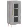 vidaXL Buffet haut Sonoma gris 34,5x34x180 cm Bois d'ing&eacute;nierie