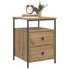 vidaXL Tables de chevet 2 pcs chêne artisanal bois d'ingénierie