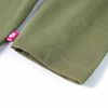 T-shirt enfants à manches longues kaki 128