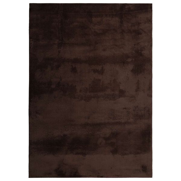 vidaXL Tapis de surface HUARTE Marron 280 x 200 cm Polyester