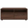 vidaXL Meuble TV Ch&ecirc;ne brun 100 x 48 x 43 cm Bois d'ing&eacute;nierie
