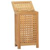 vidaXL Bac &agrave; linge 35x25x60 cm bois de teck massif