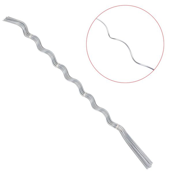 vidaXL Supports de plantes en spirale 20 pcs Acier galvanis&eacute; 170 cm