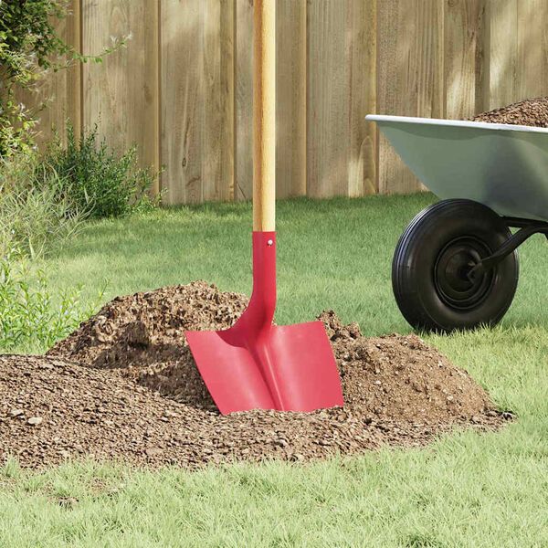 vidaXL Tête de pelle Rouge 39,5 x 27,5 cm Acier enduit de poudre