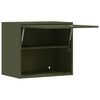 vidaXL Armoire murale pour garage Vert olive 60 x 40 x 53 cm