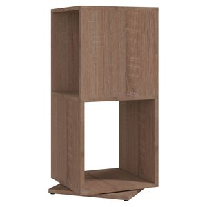 vidaXL Armoire rotative Ch&ecirc;ne Sonoma 34,5x34,5x75,5 cm bois ing&eacute;nierie