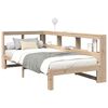 vidaXL Lit bibliothèque sans matelas 90x190 cm bois de pin massif