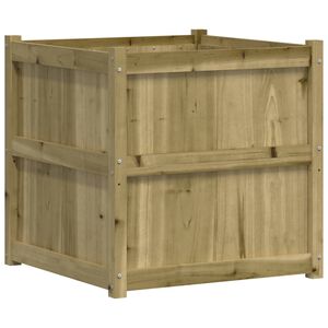 vidaXL Jardini&egrave;re d'ext&eacute;rieur 70x70x70 cm bois de pin impr&eacute;gn&eacute;