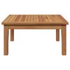 vidaXL Table de Jardin Marron Bois de teck massif