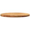 vidaXL Dessus de table 80x40x4 cm bois de ch&ecirc;ne massif ovale