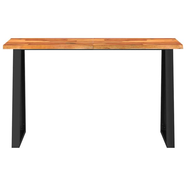 vidaXL Table console &agrave; live edge 140x40x80 cm bois d'acacia solide