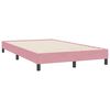 vidaXL Cadre de lit sans matelas rose 120x220 cm velours
