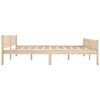 vidaXL Cadre de lit sans matelas bois massif de pin 200x200 cm