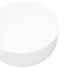 vidaXL Lavabo ronde C&eacute;ramique Blanc 40 x 15 cm