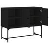 vidaXL Buffet noir 100x40x79,5 cm bois d'ing&eacute;nierie