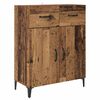 vidaXL Haut Armoire Bois Ancien 69,5 x 34 x 180 cm Bois d'ing&eacute;nierie