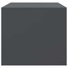 vidaXL Table basse anthracite 67x50x44 cm acier