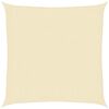 vidaXL Voile d'ombrage 160 g/m&sup2; Cr&egrave;me 2,5x2,5 m PEHD