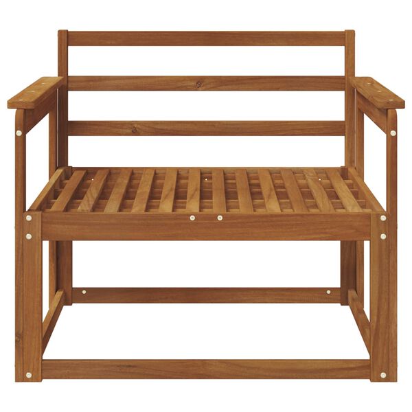 vidaXL Sofa de milieu ext&eacute;rieur Bois d'Acacia Massif Naturel