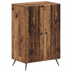 vidaXL Cabinet &agrave; chaussures BREDA 59,5 x 39,5 x 90 cm Bois ancien
