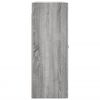 vidaXL Armoire murale sonoma gris 69,5x34x90 cm bois d'ing&eacute;nierie