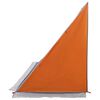 vidaXL Tente de hayon Gris et orange 190 x 150 x 185 cm taffetas
