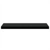 vidaXL &Eacute;tag&egrave;res murales flottantes 2 pcs noir 80x23,5x3,8 cm MDF