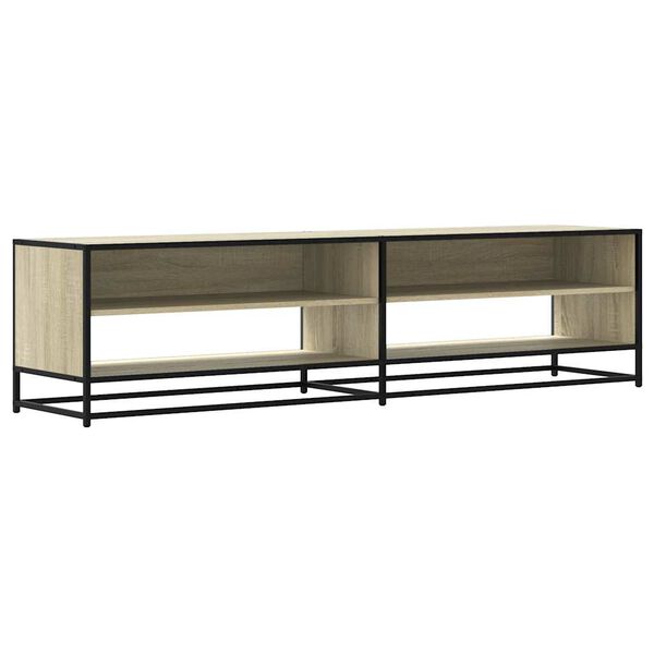 vidaXL Meuble TV chêne sonoma 180,5x40x46 cm bois d'ingénierie