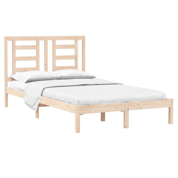vidaXL Cadre de lit sans matelas 120x200 cm bois de pin massif