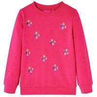 Sweatshirt pour enfants rose vif 92