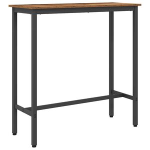 vidaXL table Bois ancien 100 x 40 x 100,5 cm