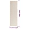 vidaXL Tapis ZIZUR cr&egrave;me 80x250 cm aspect de jute int&eacute;rieur ext&eacute;rieur