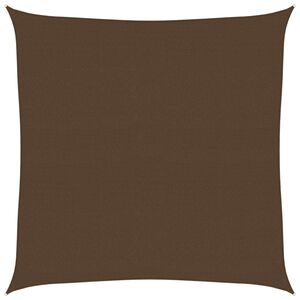vidaXL Voile d'ombrage 160 g/m&sup2; Marron 7x7 m PEHD