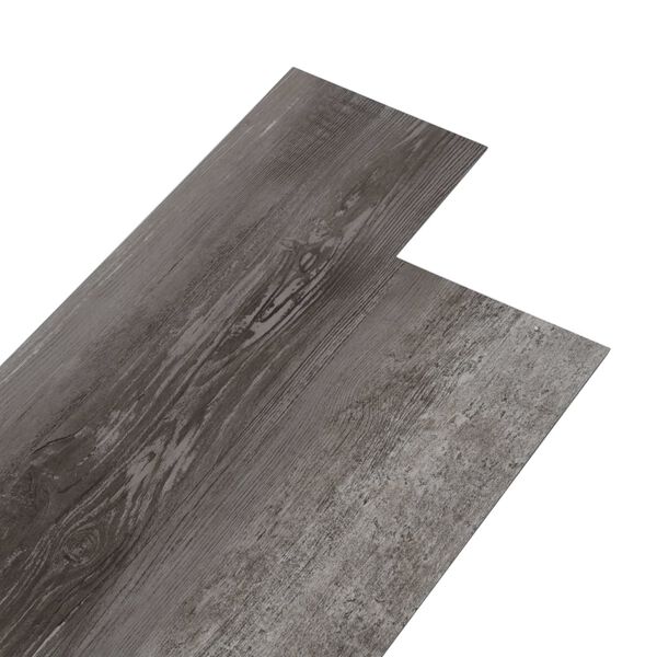 vidaXL Planches de plancher PVC 5,02 m² 2 mm Autoadhésif Bois rayé