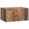 vidaXL Meuble TV mural Bois ancien 59,5 x 41 x 30 cm Bois d'ing&eacute;nierie