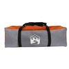 vidaXL Tente familiale tunnel 8 personnes gris et orange imperm&eacute;able