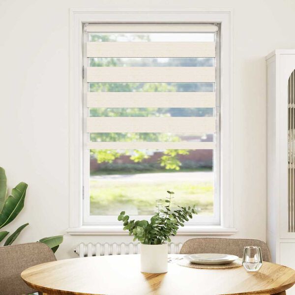 vidaXL Store z&egrave;bre beige marbr&eacute; largeur du tissu 65,9 cm polyester