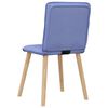 vidaXL Chaises &agrave; manger lot de 2 bleu jean tissu