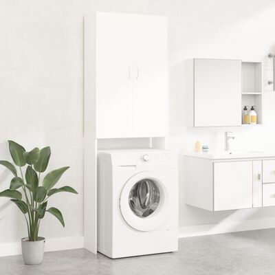 vidaXL Meuble pour machine à laver Blanc 64x25,5x190 cm